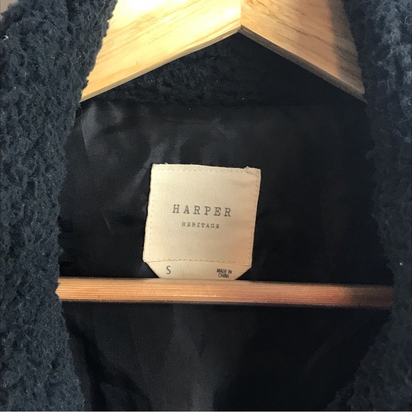 - Harper Teddy Bear zip front Jacket - Picture 5 of 5